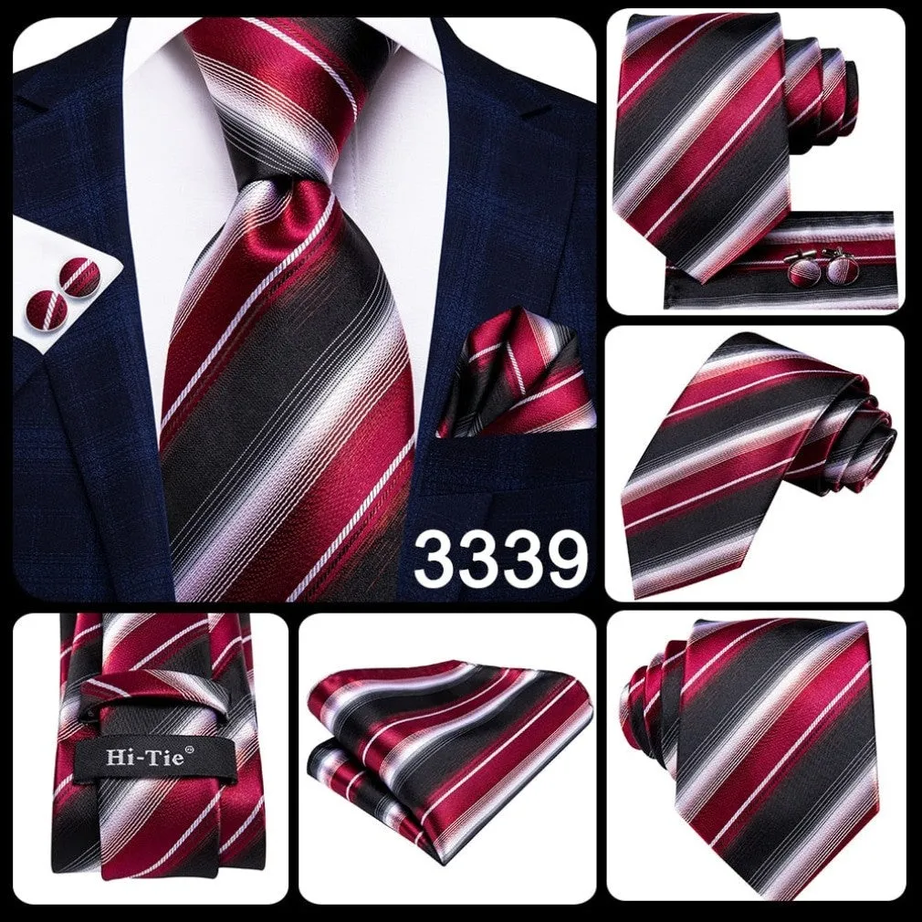 ContiNent 33 Blue Business Solid 100% Silk Men NeckTie 8.5cm Ties for Men Formal Luxury Wedding High Quality Gravata
