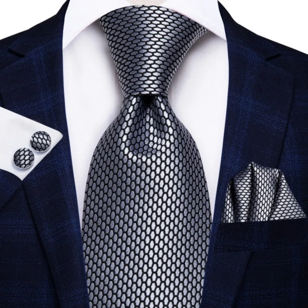 ContiNent 33 Blue Business Solid 100% Silk Men NeckTie 8.5cm Ties for Men Formal Luxury Wedding High Quality Gravata