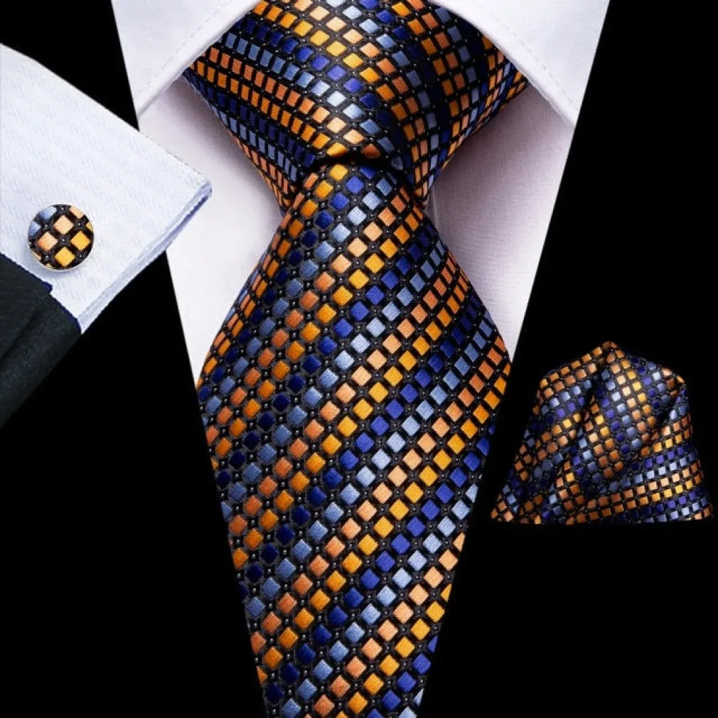 ContiNent 33 Blue Business Solid 100% Silk Men NeckTie 8.5cm Ties for Men Formal Luxury Wedding High Quality Gravata