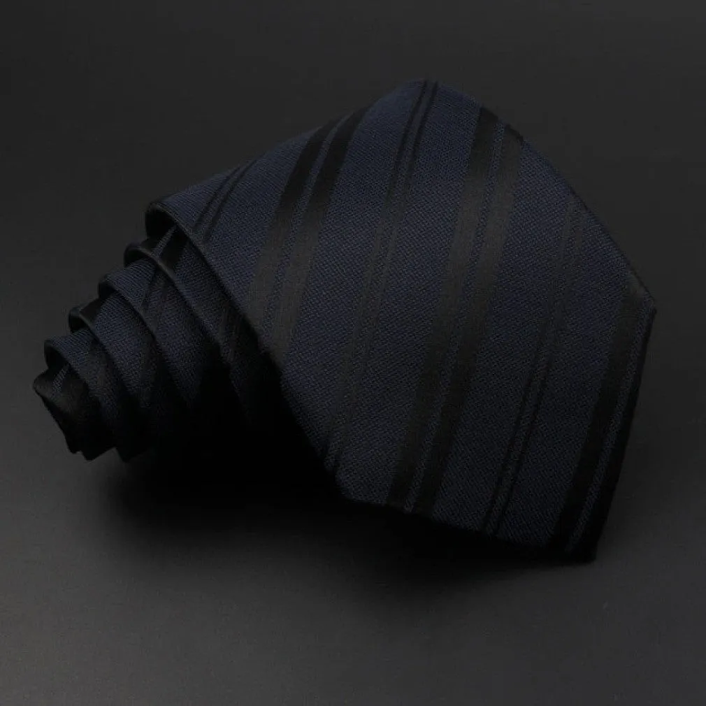 ContiNent 33 Men's Classic Luxury Tie 8cm Striped Paisley Plaid All-Match Jacquard Necktie For Business Wedding Prom Daily Wear Accessory