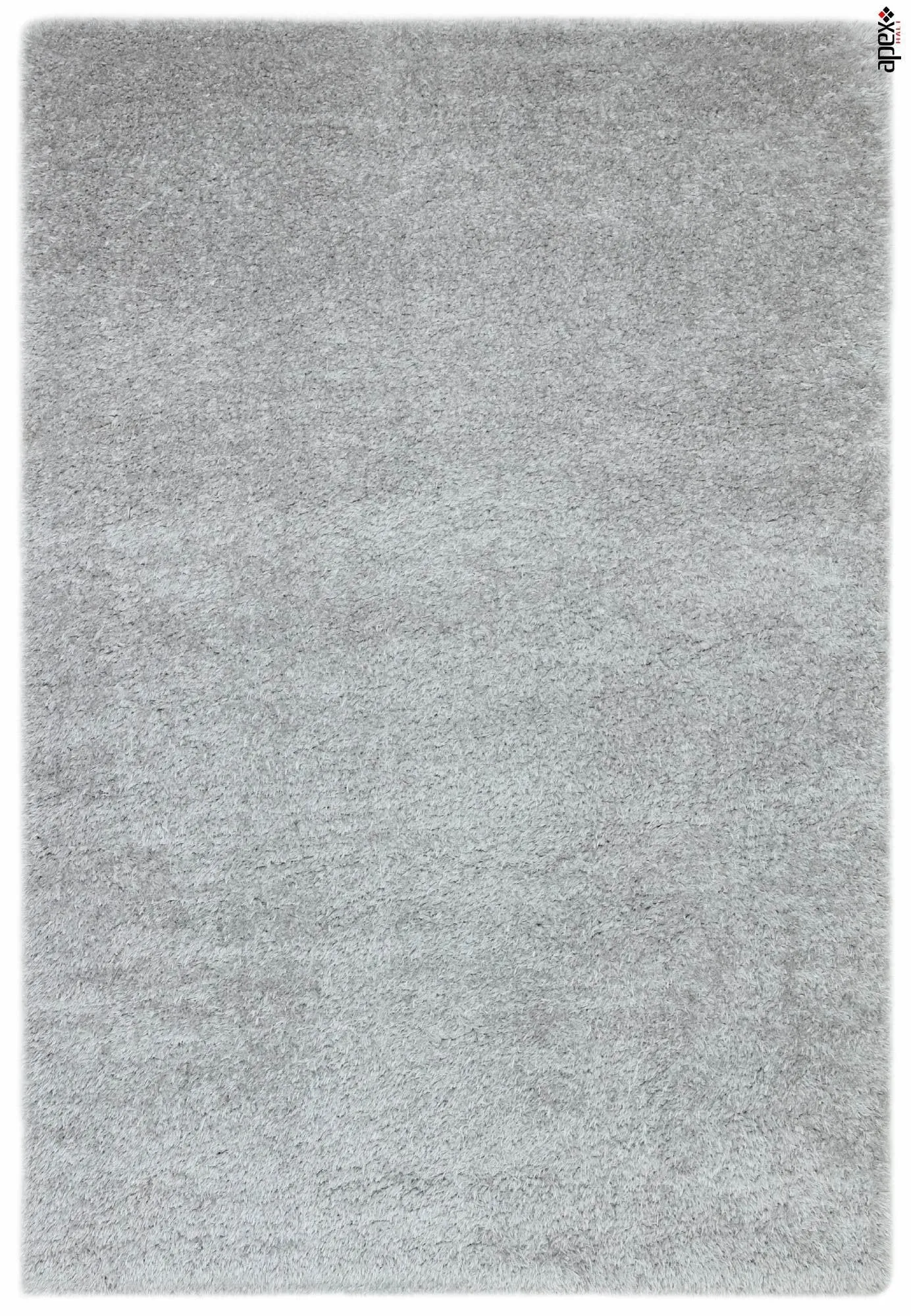 Cosy Grey Shaggy Thick Plush Rug 9902