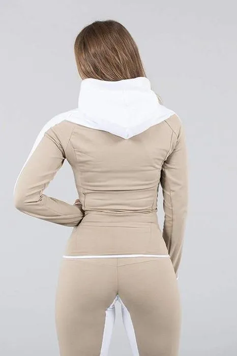 cotton spandex hoodie