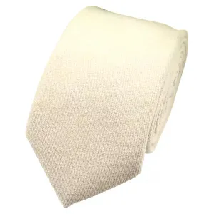 Cream Soft Cotton Tie