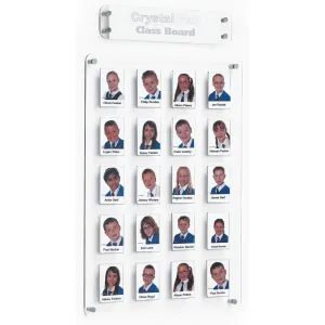 Crystal Wall - Staff Board (20 pockets) 415x620mm