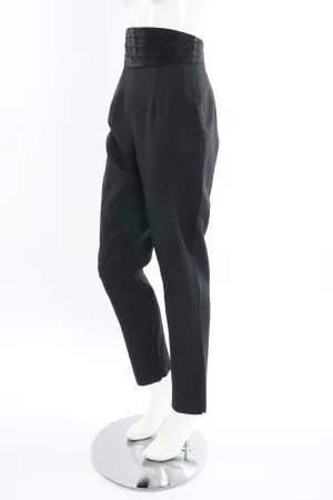 Cummerbund Cigarette Pant