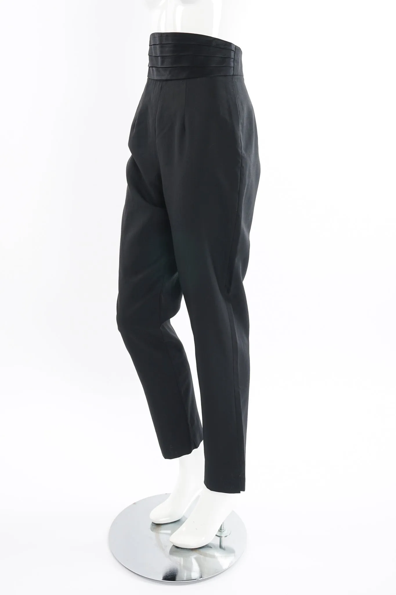 Cummerbund Cigarette Pant