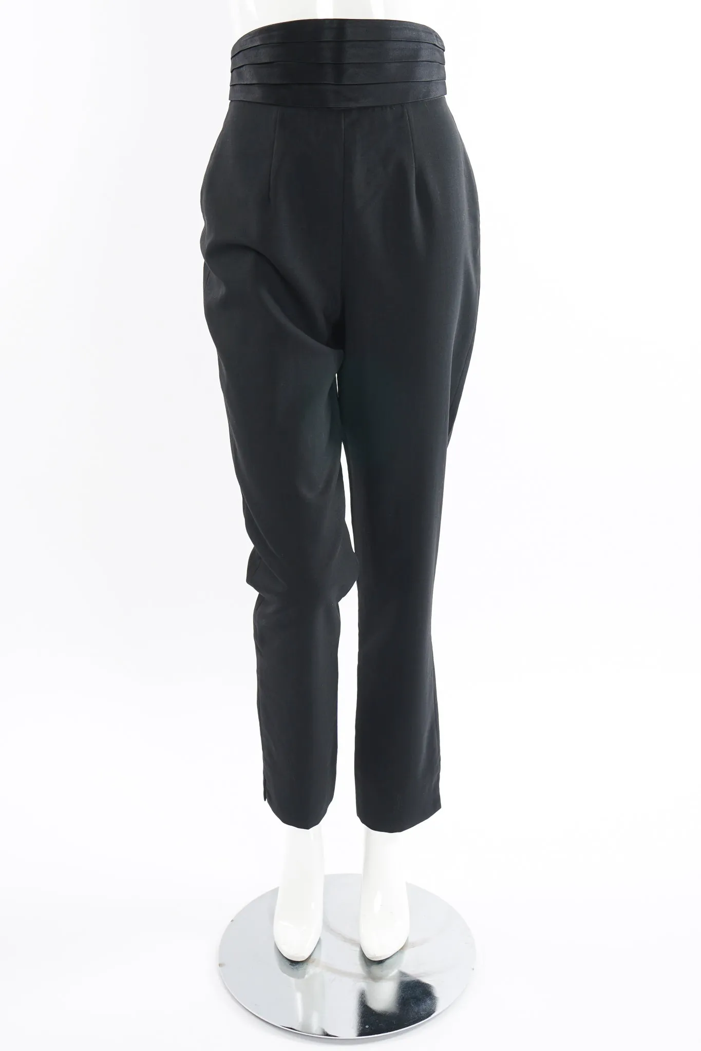 Cummerbund Cigarette Pant