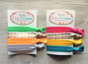 Cupcake Themed Hair Ties