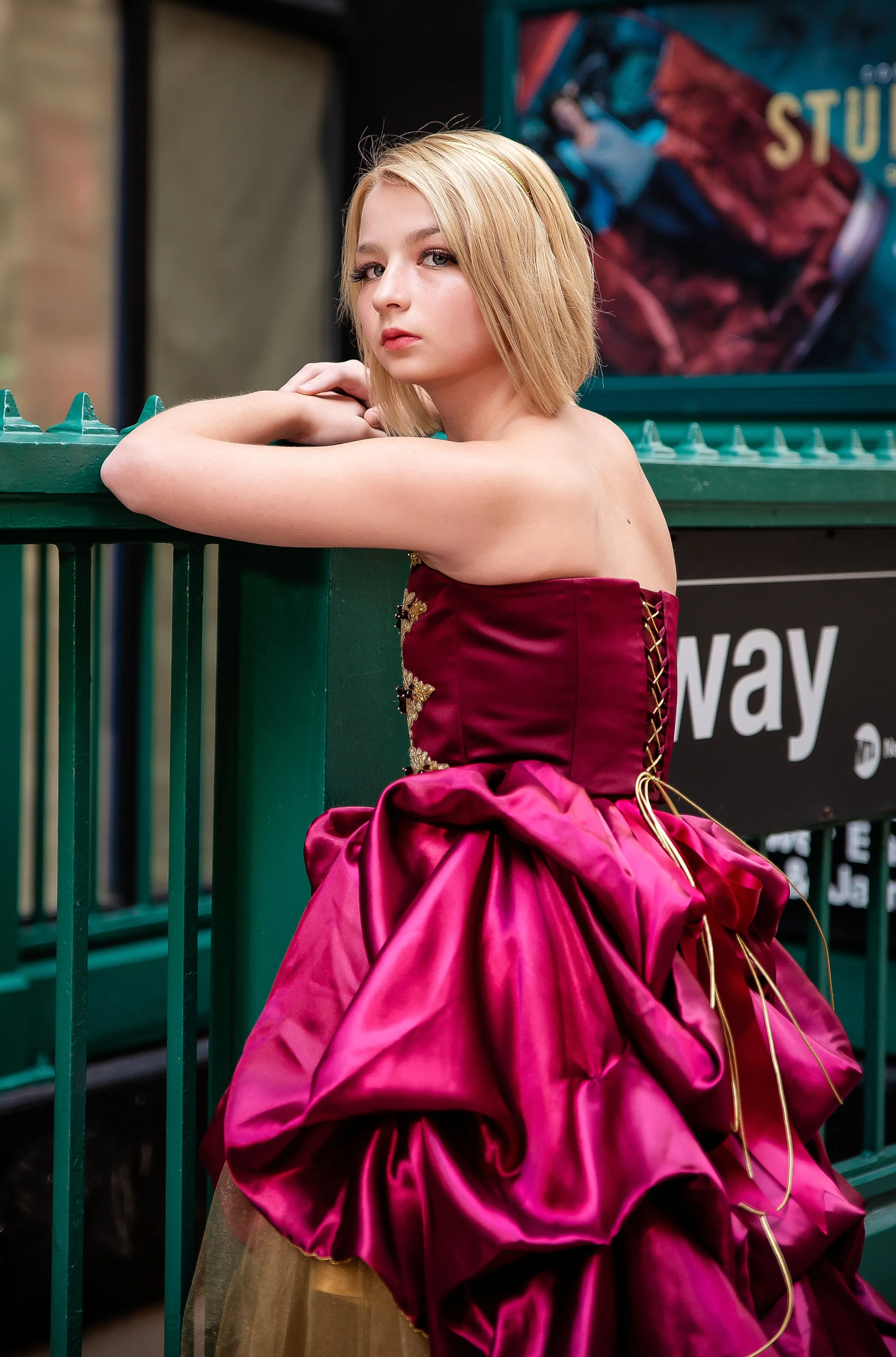 Custom Gown "Garnet Princess"
