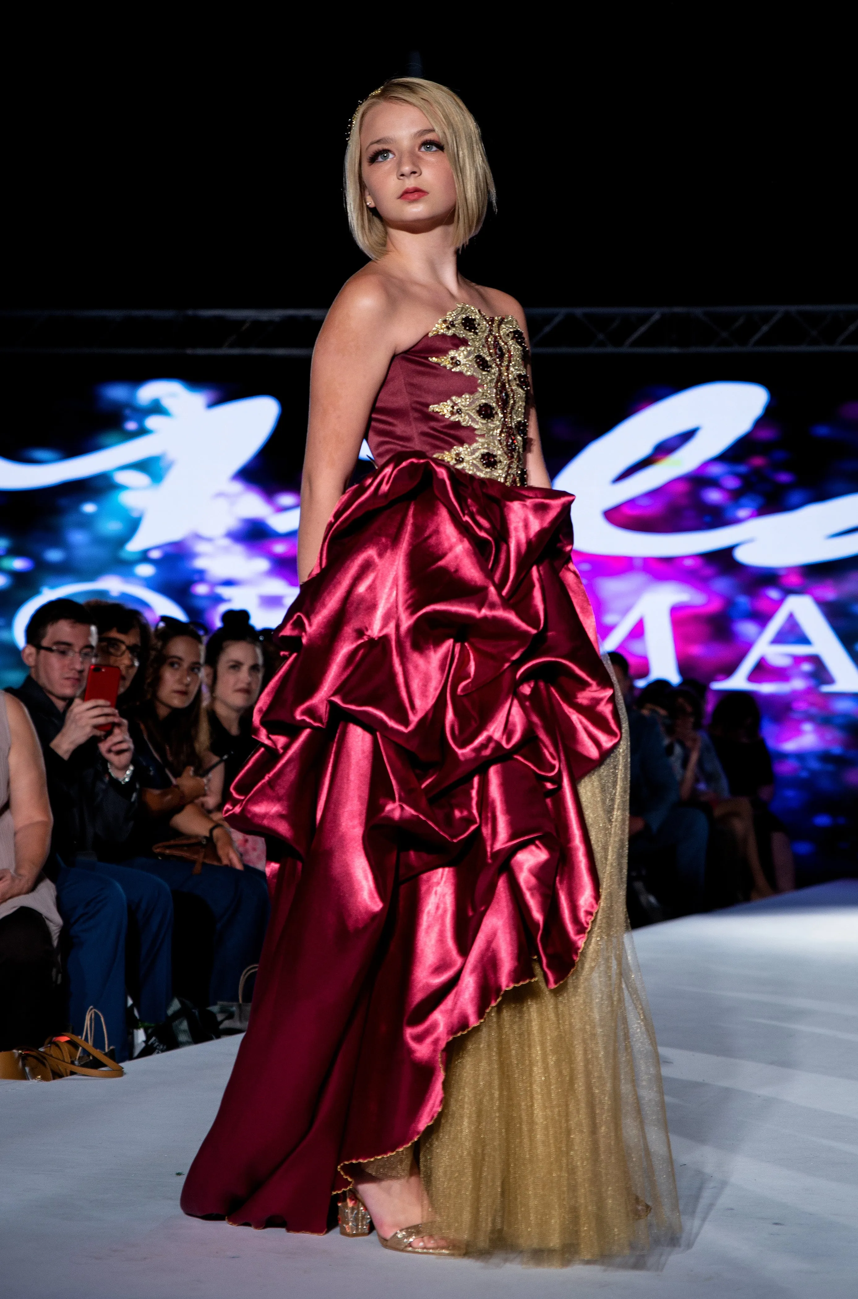 Custom Gown "Garnet Princess"
