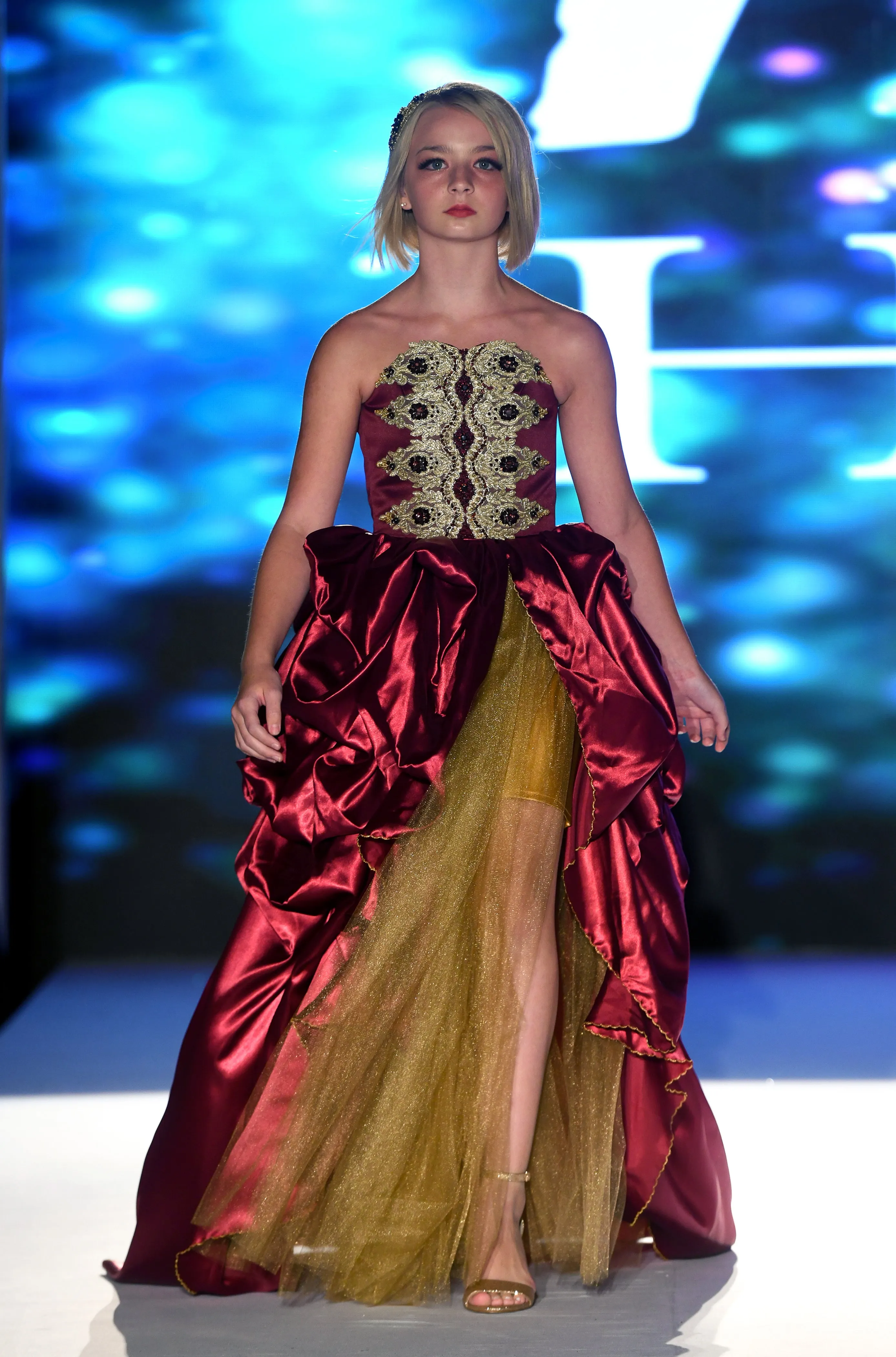 Custom Gown "Garnet Princess"