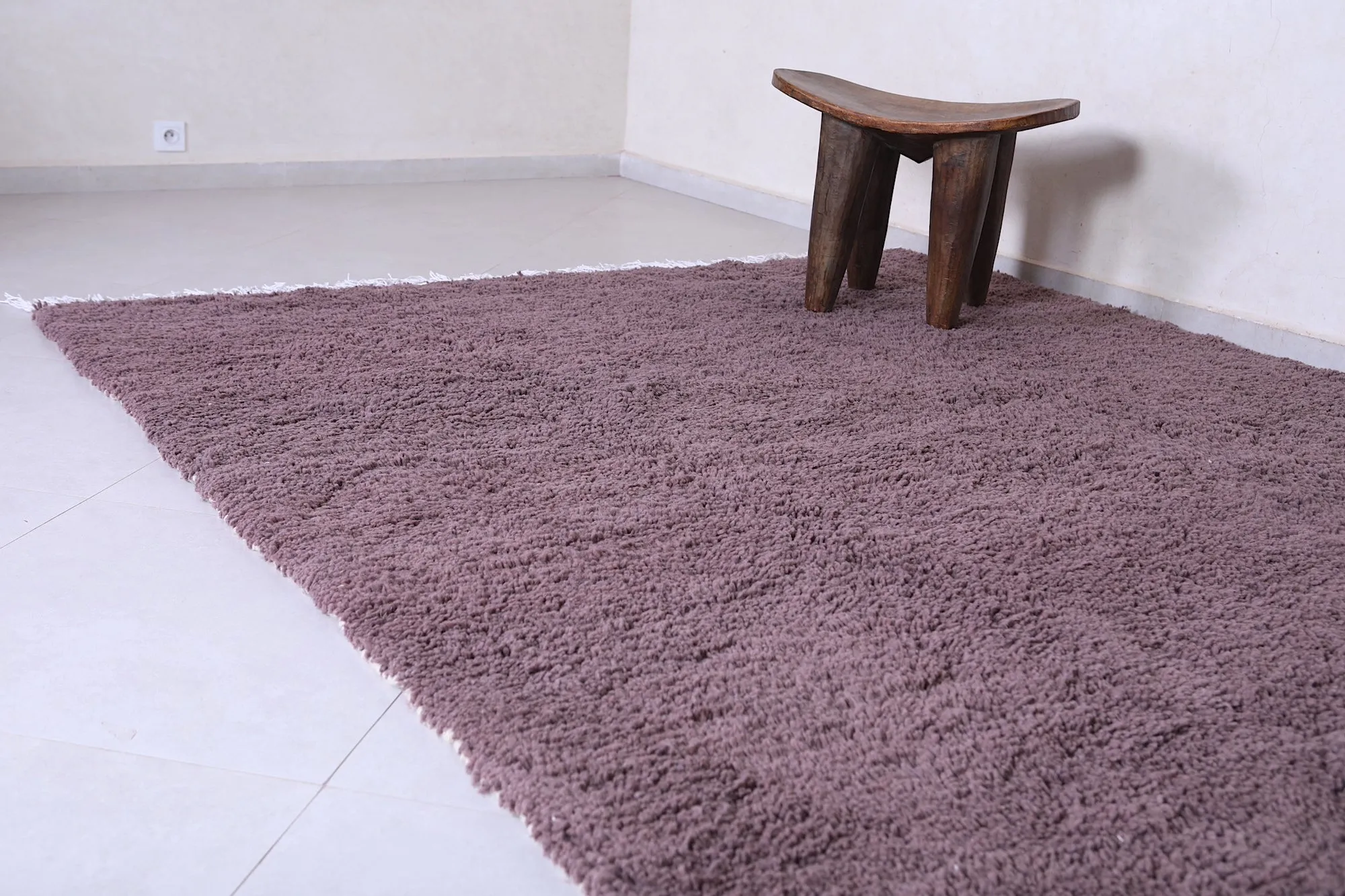 Custom Moroccan solid rug - Beni rug - Berber rug