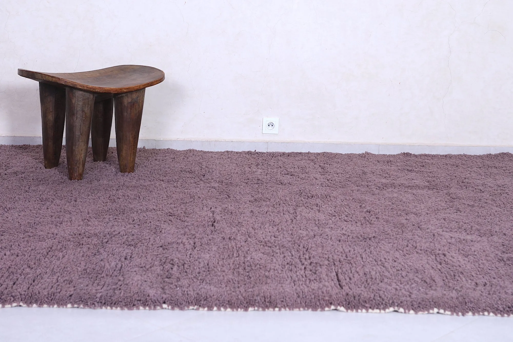 Custom Moroccan solid rug - Beni rug - Berber rug
