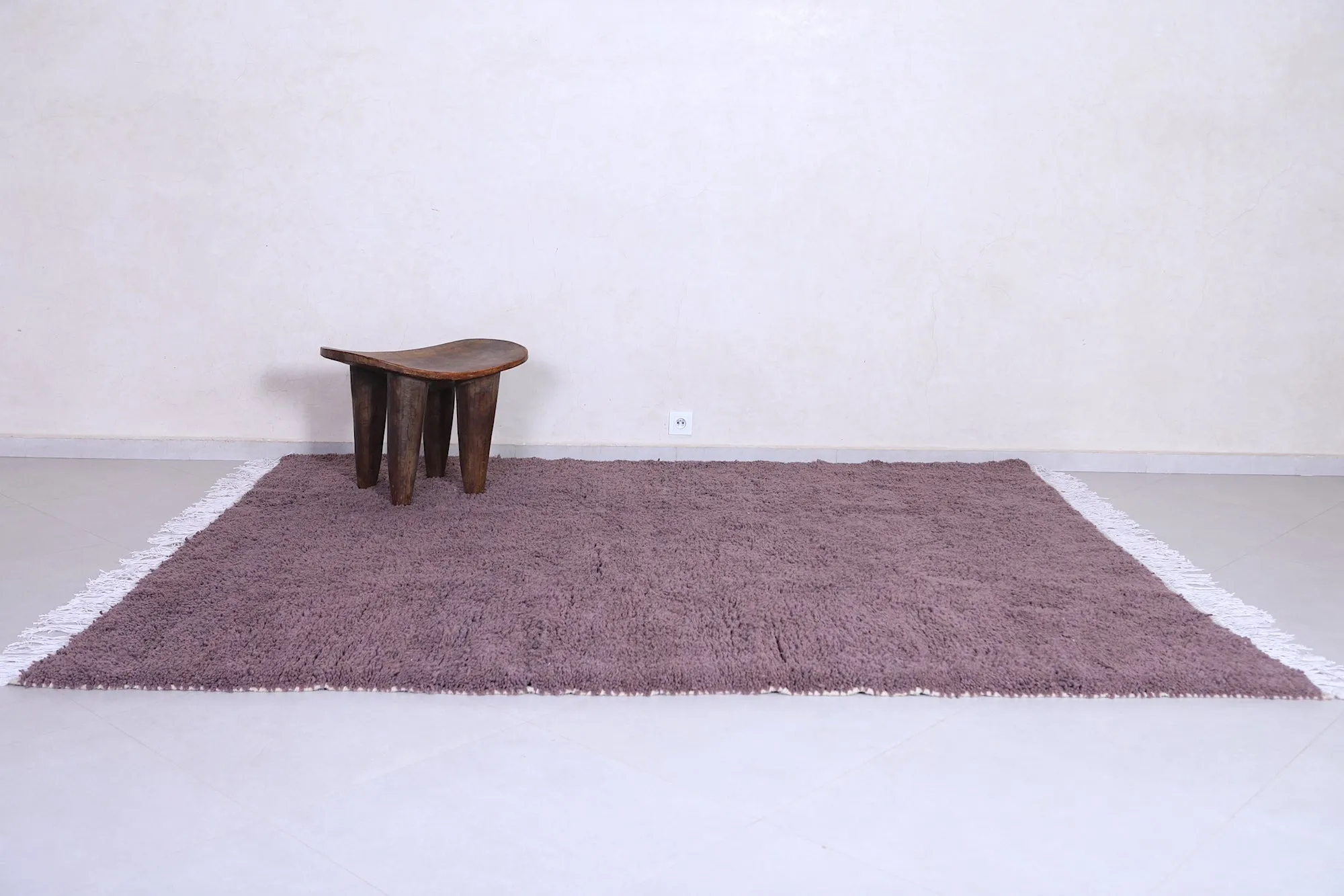 Custom Moroccan solid rug - Beni rug - Berber rug