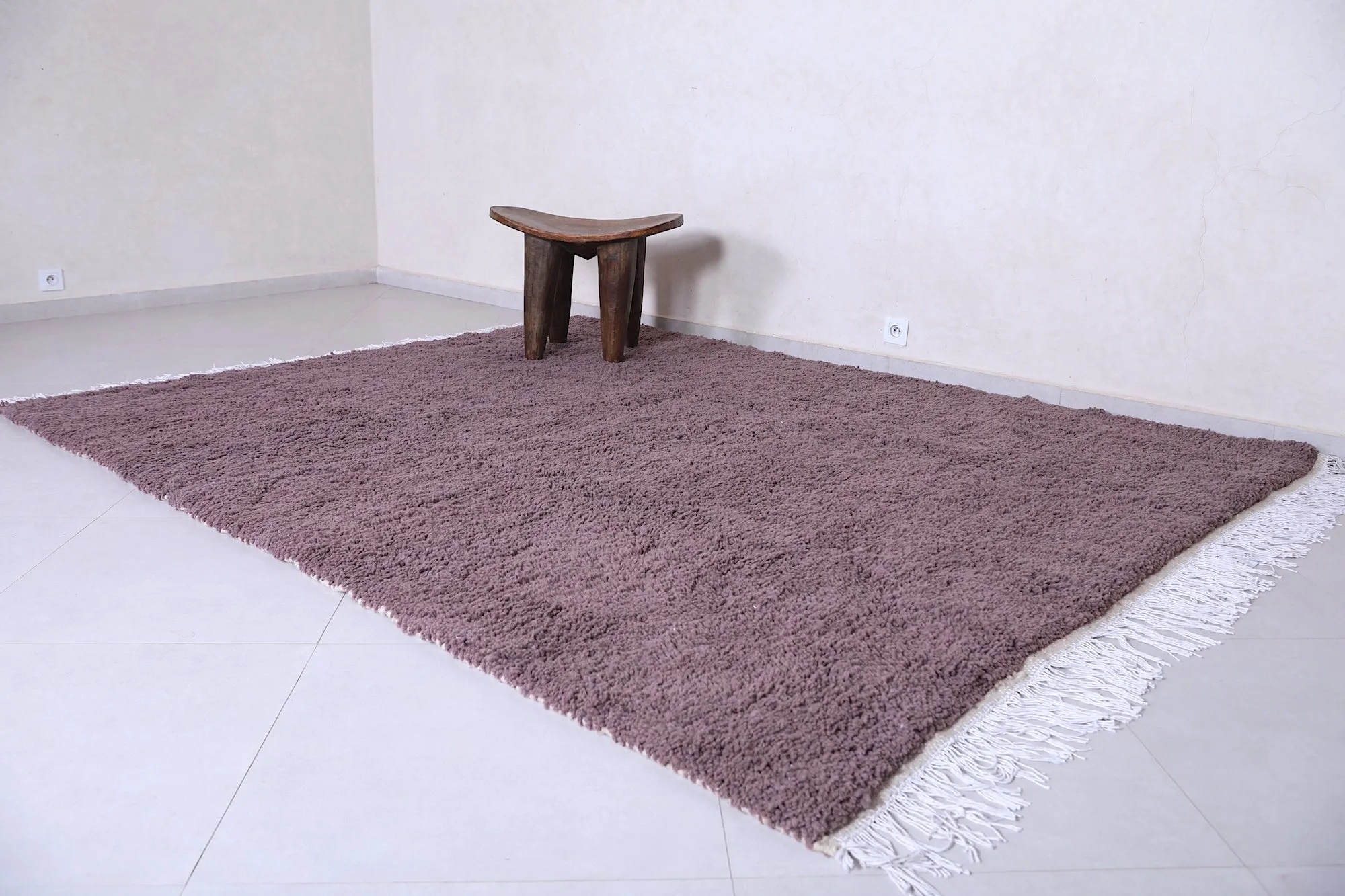 Custom Moroccan solid rug - Beni rug - Berber rug