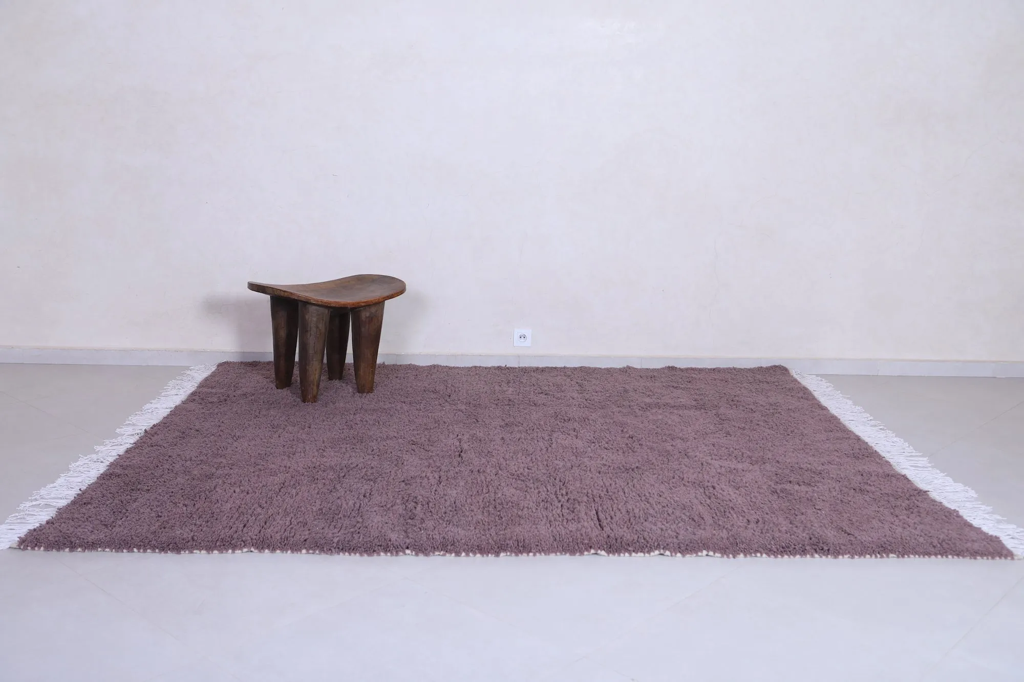 Custom Moroccan solid rug - Beni rug - Berber rug