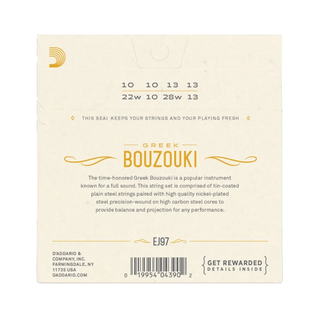 Daddario - Bouzouki Strings - Nickel