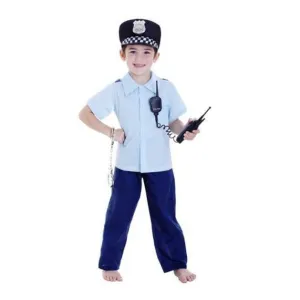 Deluxe Policeman Boy (Lrg) 6 8