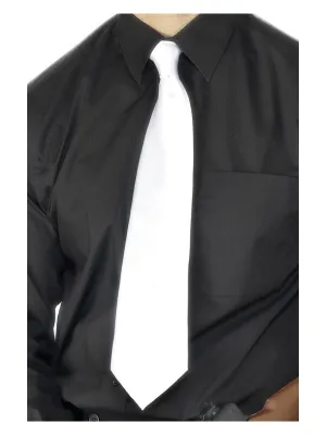 Deluxe White Gangster Tie