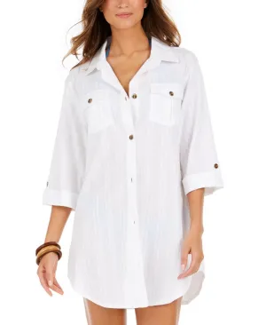 Dotti Travel Muse Cotton Shirtdress Cover-Up DTTMC100