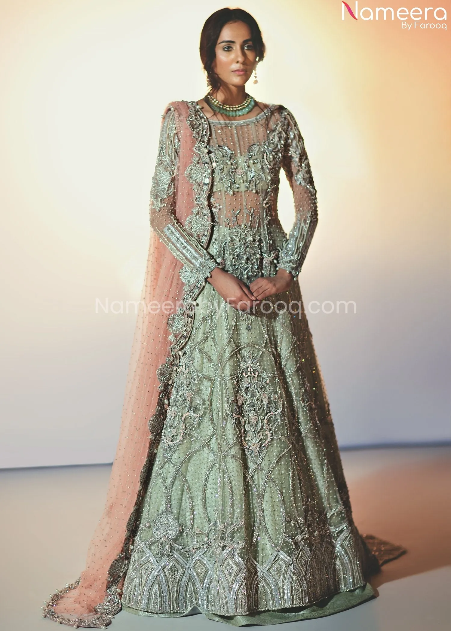 Elegant Pakistani Bridal Maxi for Wedding Online #BB275