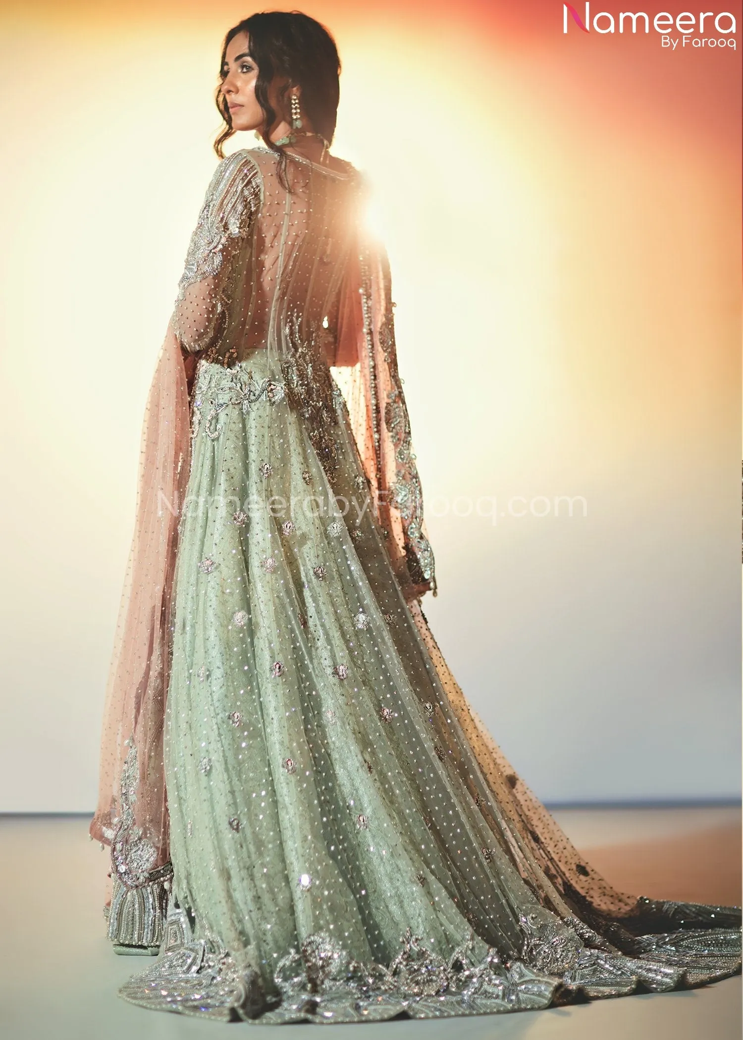 Elegant Pakistani Bridal Maxi for Wedding Online #BB275