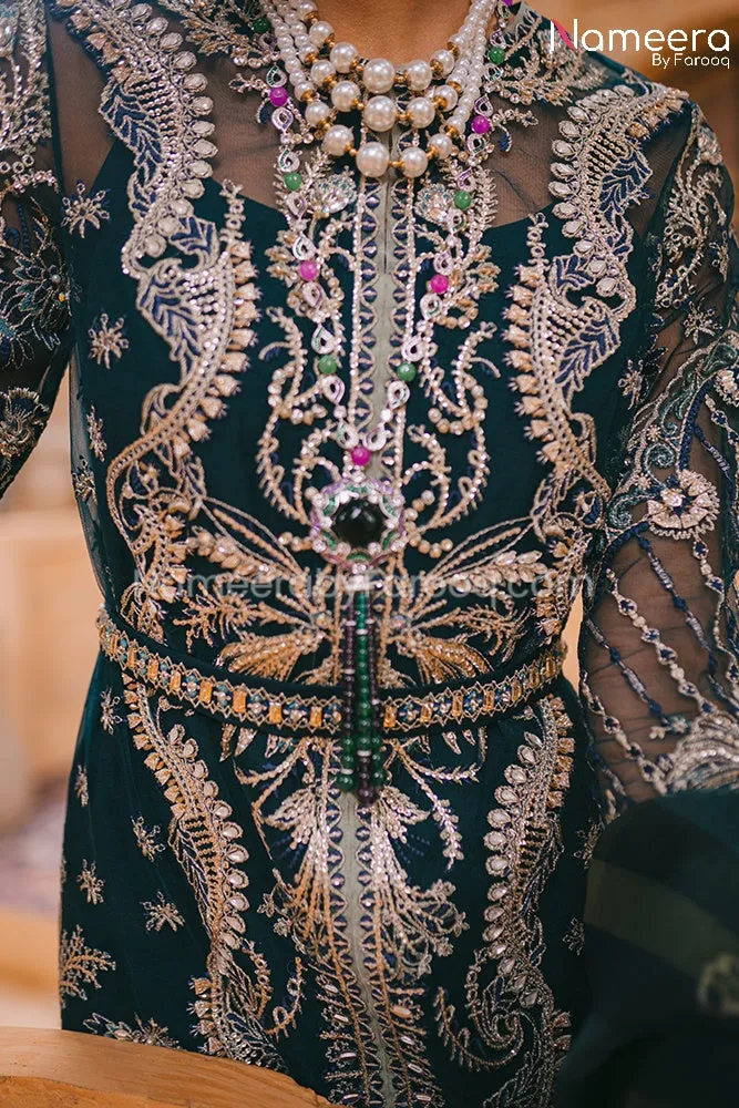 Embroidered Party Wear Dress Pakistani for Women #BP200