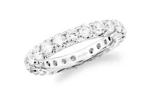 Eternity Ring 18kt Gold 20 Round Diamonds 2.59cts