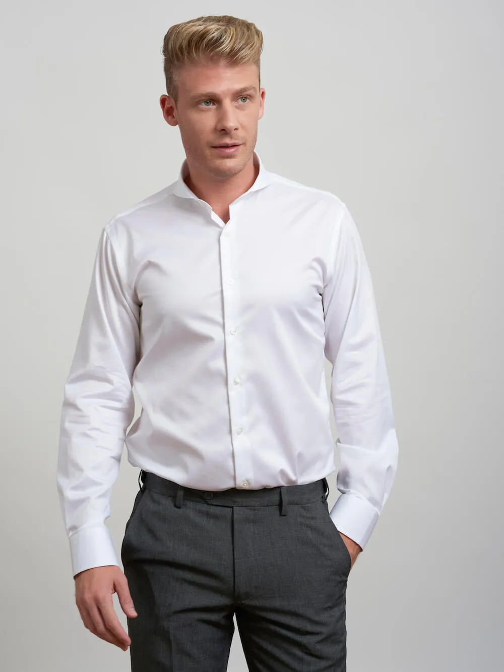 Extreme Cutaway Non-Iron White Premium Shirt