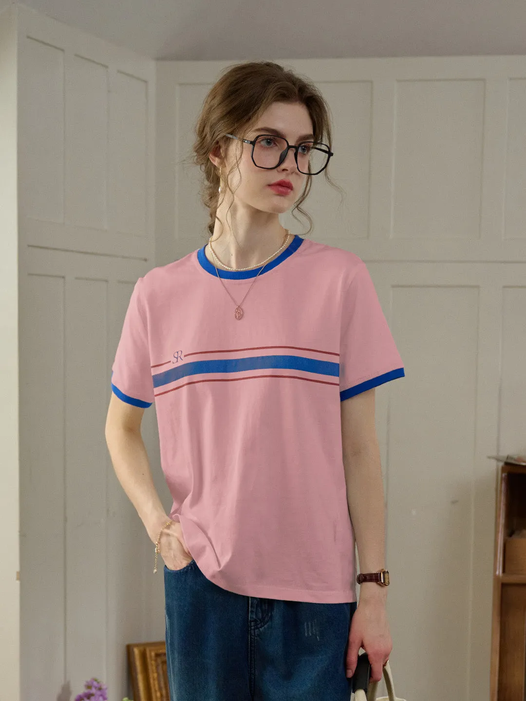 【Final Sale】Kai Women's Solid Color Bustier Camisole - Blue