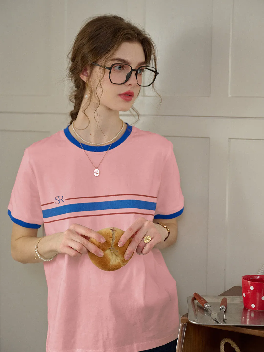 【Final Sale】Kai Women's Solid Color Bustier Camisole - Pink
