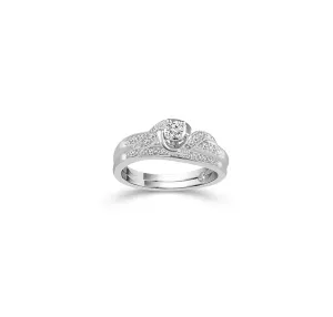 Fink's Exclusive Round Twist Engagement Ring Set