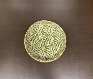 Fruit-Dessert Bowl Braid Pine Green