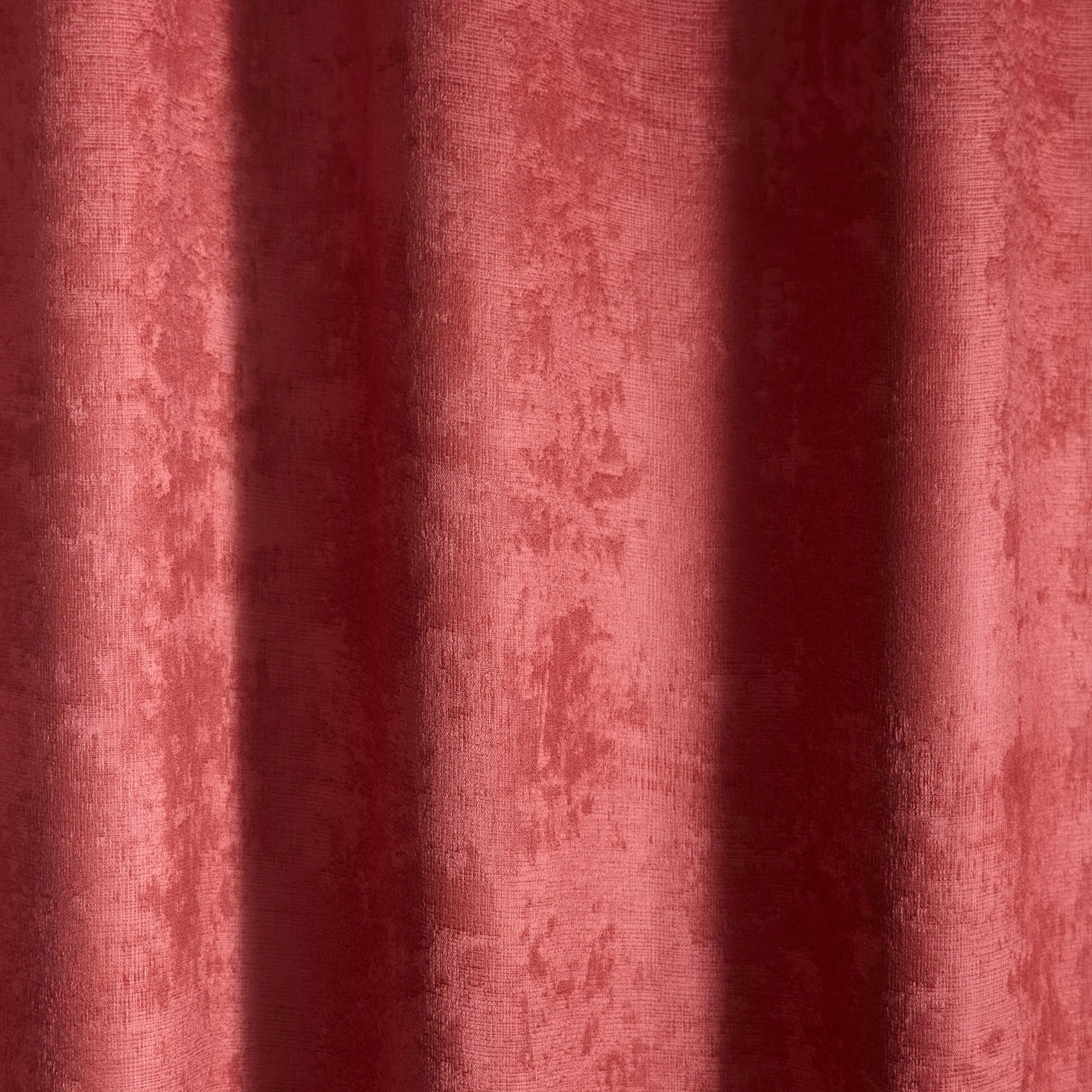 Fusion Strata Eyelet Curtains  - Terracotta