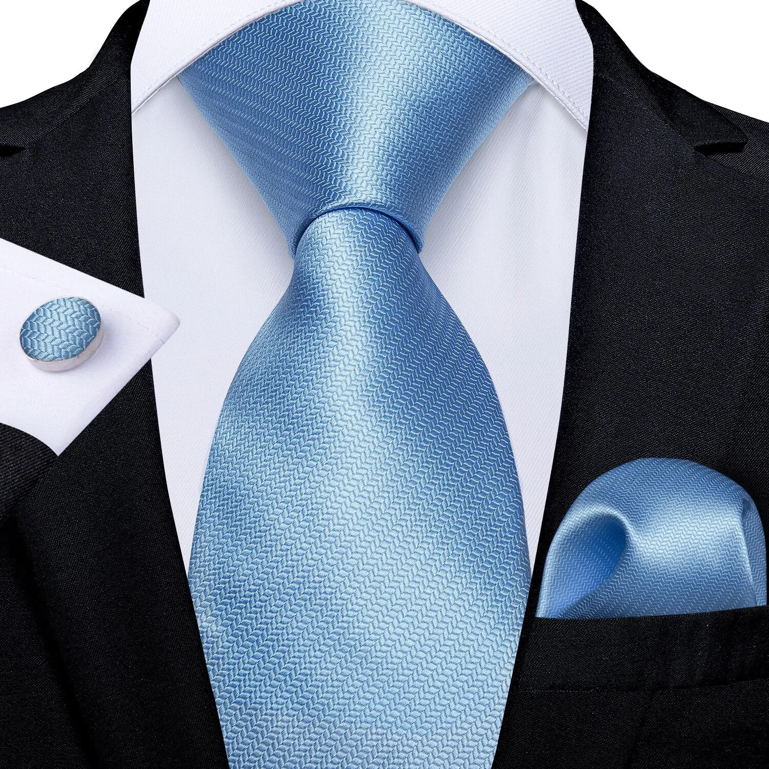 Gift Men Tie Teal Green Paisley Novelty Design Silk Wedding Tie for Men Handky cufflink Tie Set DiBanGu Party Business Fashion