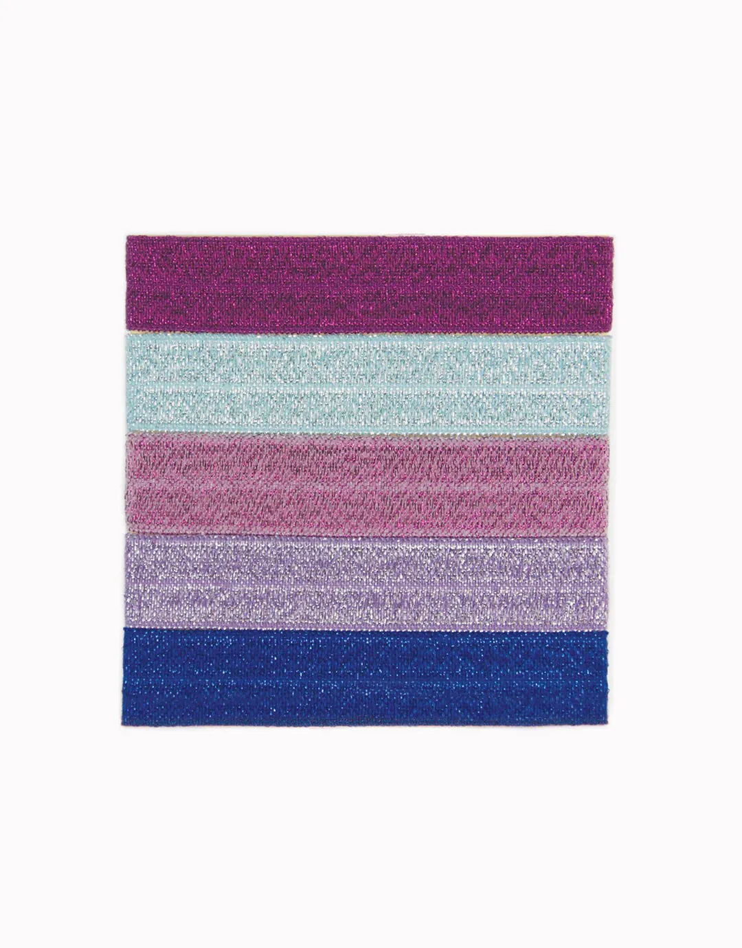 Giverny Pansy - Classic Shimmer Hair Ties