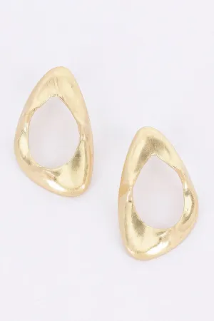 Gold Plated Metal Earring