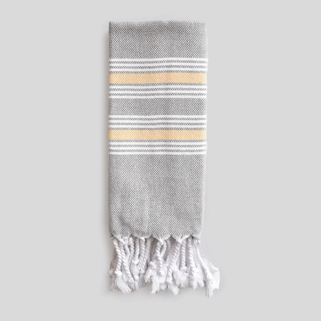 Grey Hand Towel – Dara Collection