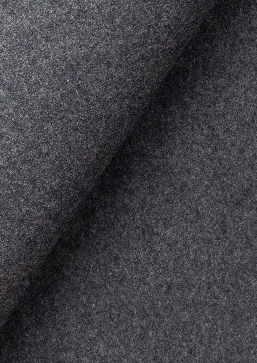 Grey Wool Classic Long Overcoat