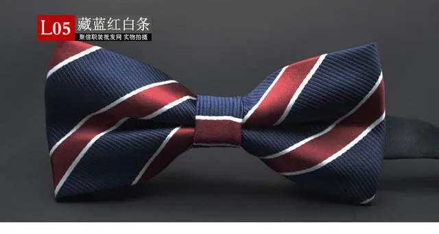 GUSLESON NEW Dot Bow Tie Wedding Bowtie Noeud Papillon Boys & Girls Polyester Silk Pajaritas Cravat Bowties Female Male Neckwear