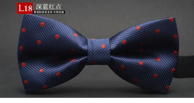 GUSLESON NEW Dot Bow Tie Wedding Bowtie Noeud Papillon Boys & Girls Polyester Silk Pajaritas Cravat Bowties Female Male Neckwear