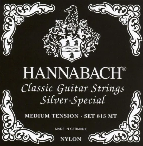 Hannabach 815 Silver Special Classical Guitar String Set - CLEARANCE!