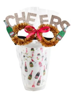 Holiday Party Cup Gift Set - Cheers