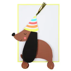 Honeycomb Sausage dog card