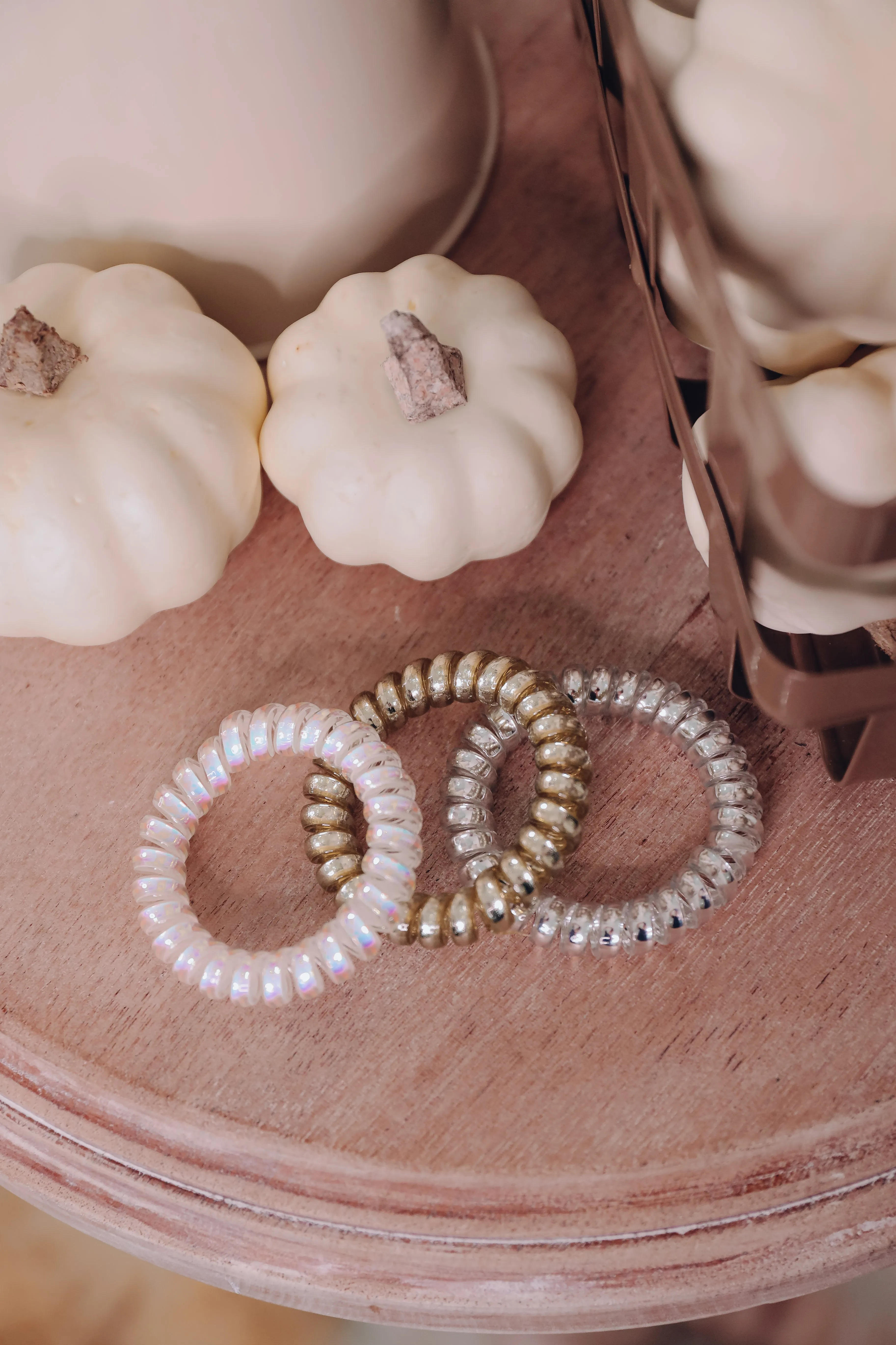 Hotline Hair Tie Set (3) - Bridal Set