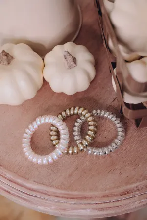 Hotline Hair Tie Set (3) - Bridal Set