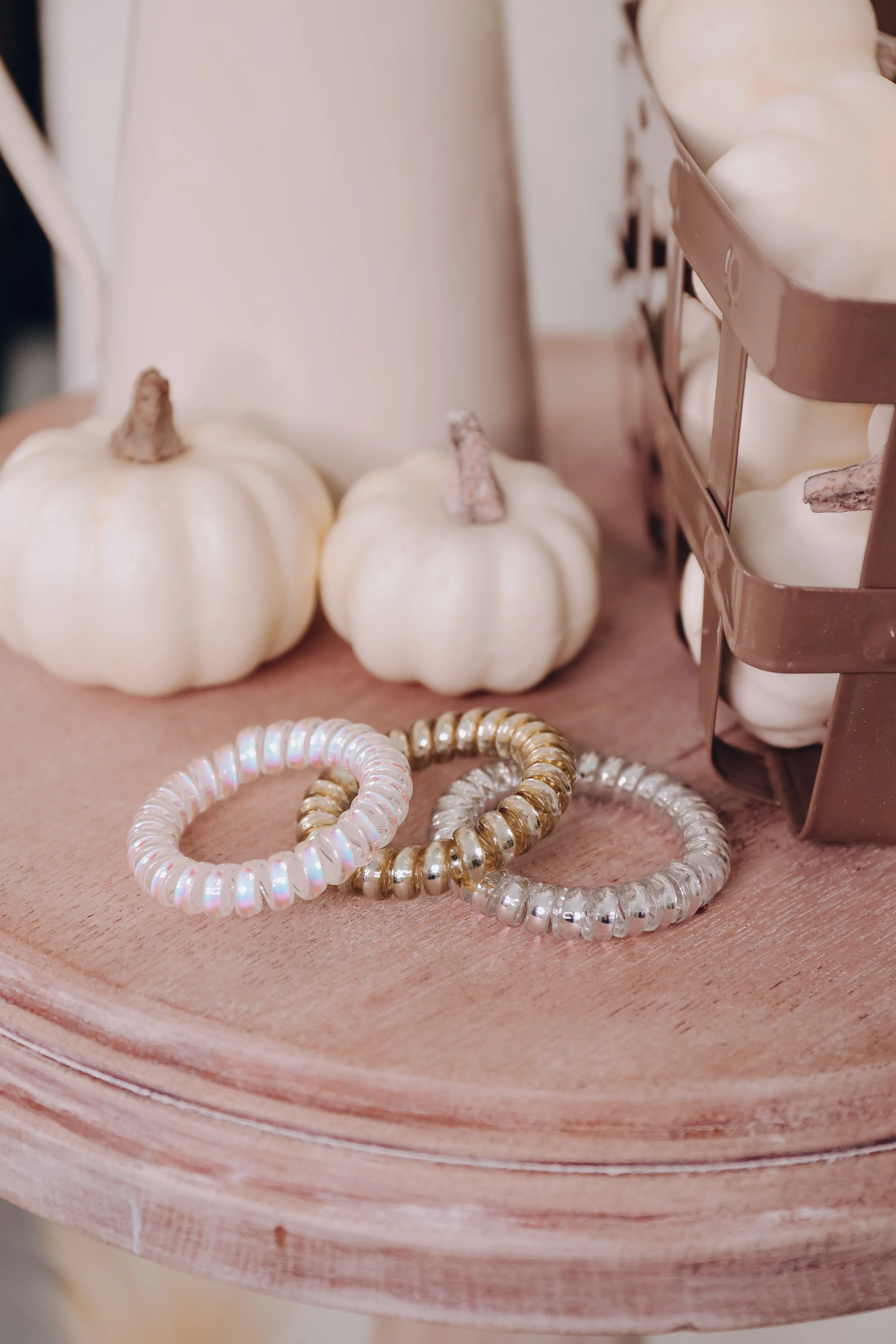 Hotline Hair Tie Set (3) - Bridal Set