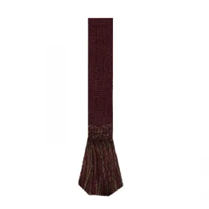 HOUSE OF CHEVIOT Classic Garter Ties - Burgundy & Bracken