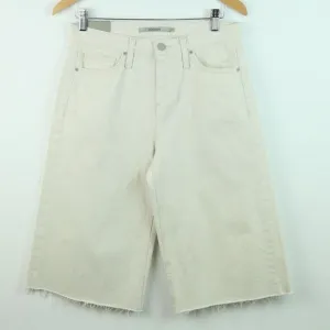 Hudson 27 Freya Low Rise Skater Short Jorts Minimal Casual Cream Coconut Girl
