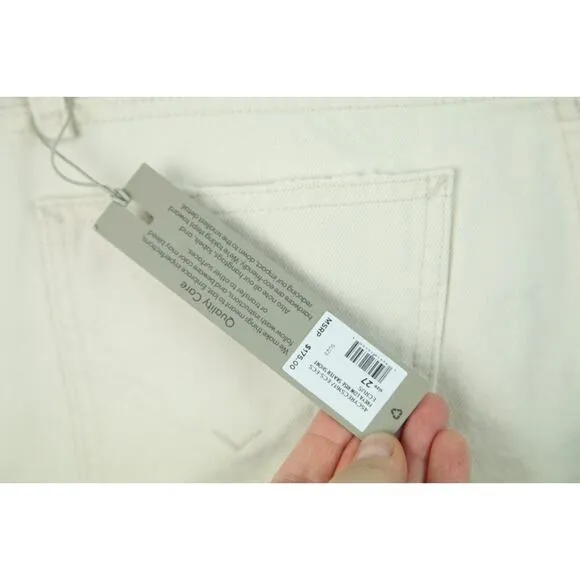 Hudson 27 Freya Low Rise Skater Short Jorts Minimal Casual Cream Coconut Girl